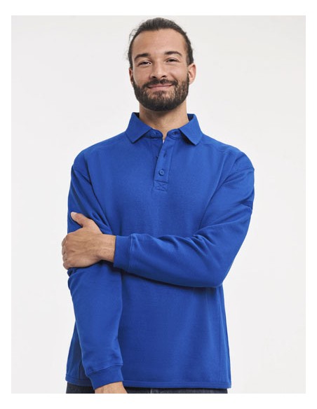 RUS-0R012M0-Heavy Duty Workwear Collar Sweatshirt 2